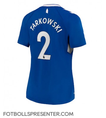 Everton James Tarkowski #2 Hemma Matchtröja Dam 2022-23 Kortärmad